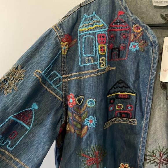 CHICO'S OPEN FRONT COLORFUL - Picture 3 of 5